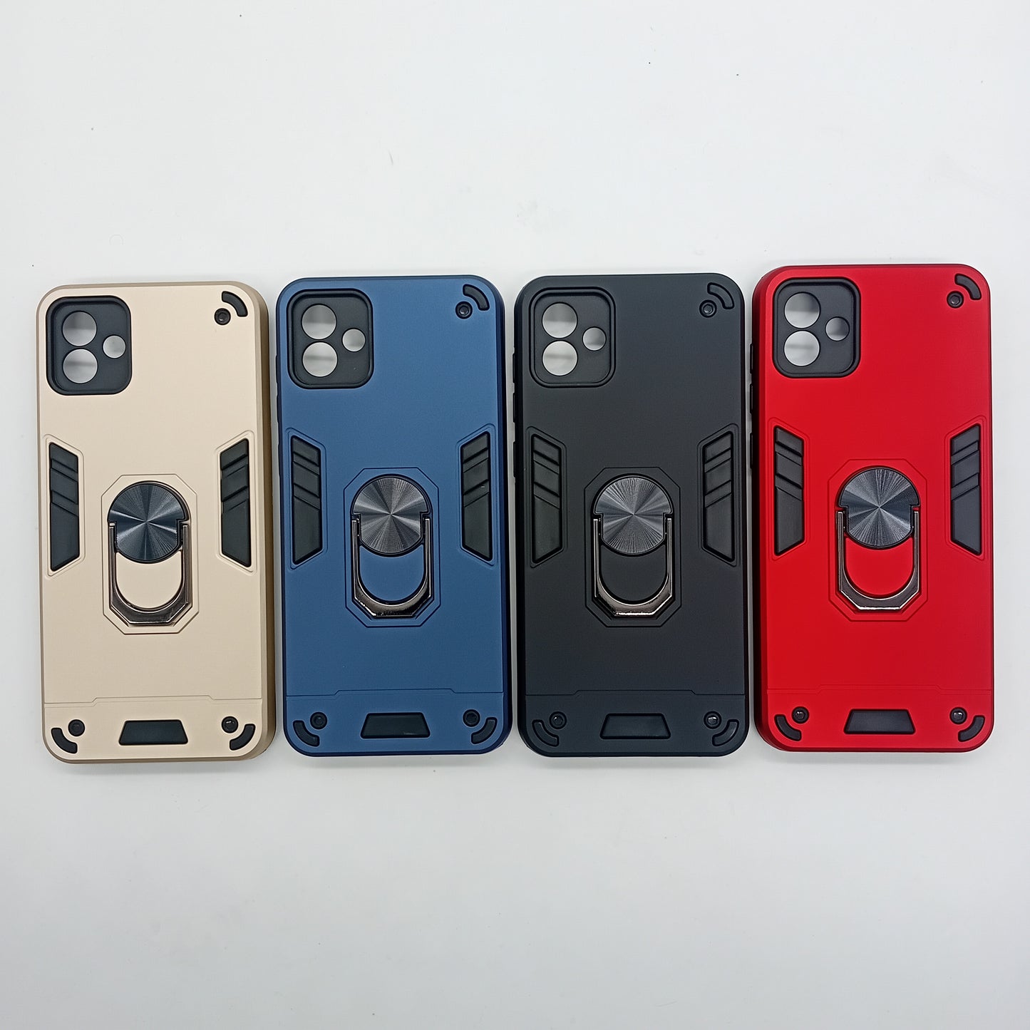 Samsung A04 Hard PC Case with ring holder Shockproof Slim back Cover
