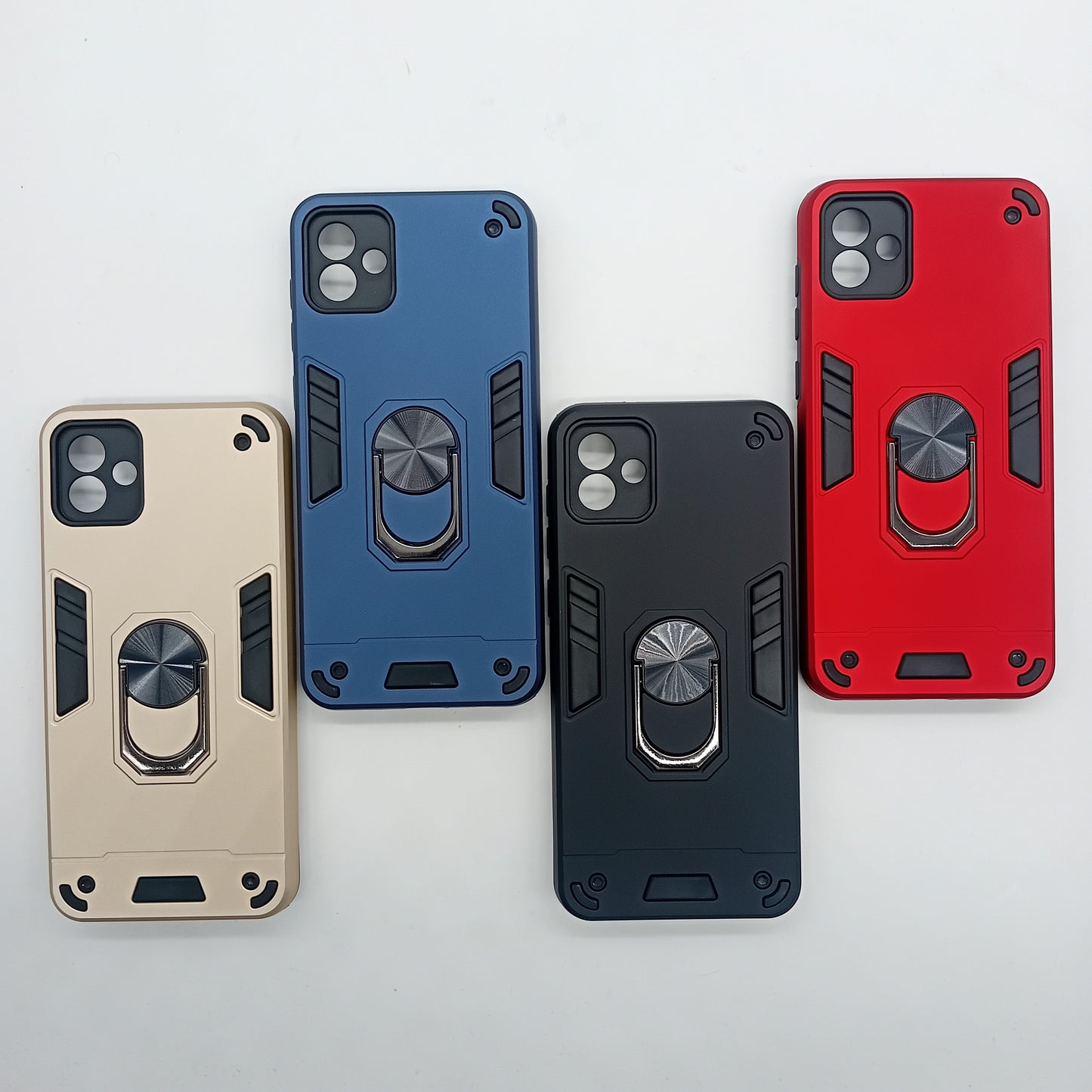 Samsung A04 Hard PC Case with ring holder Shockproof Slim back Cover