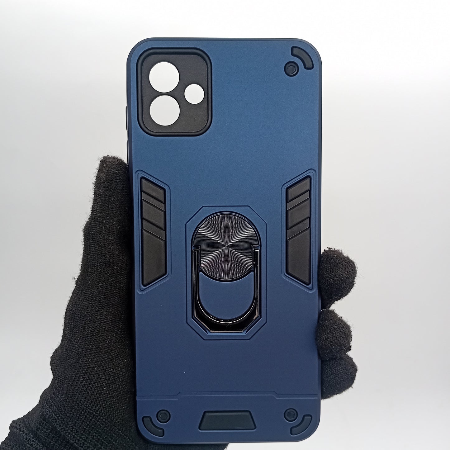 Samsung A04 Hard PC Case with ring holder Shockproof Slim back Cover