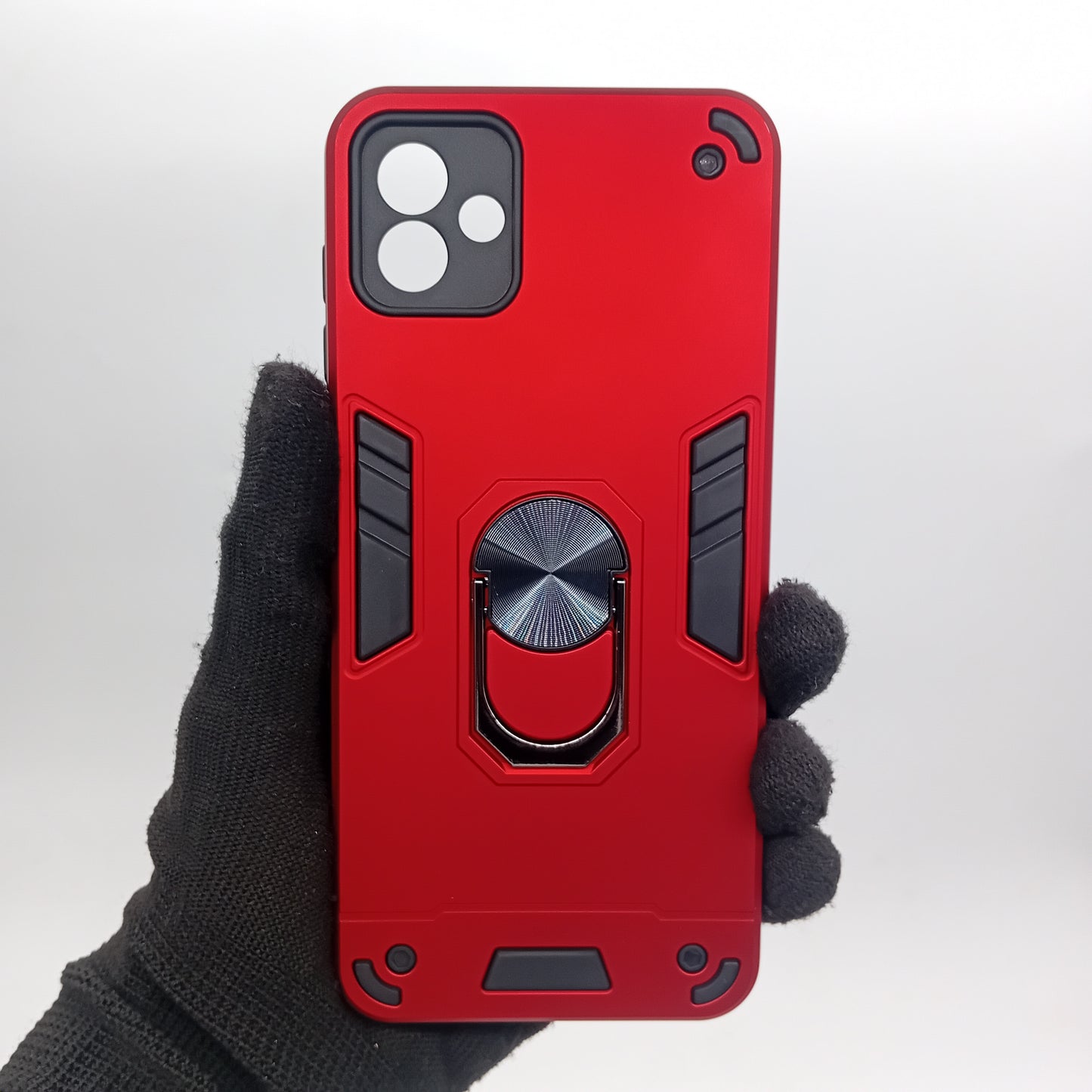 Samsung A04 Hard PC Case with ring holder Shockproof Slim back Cover