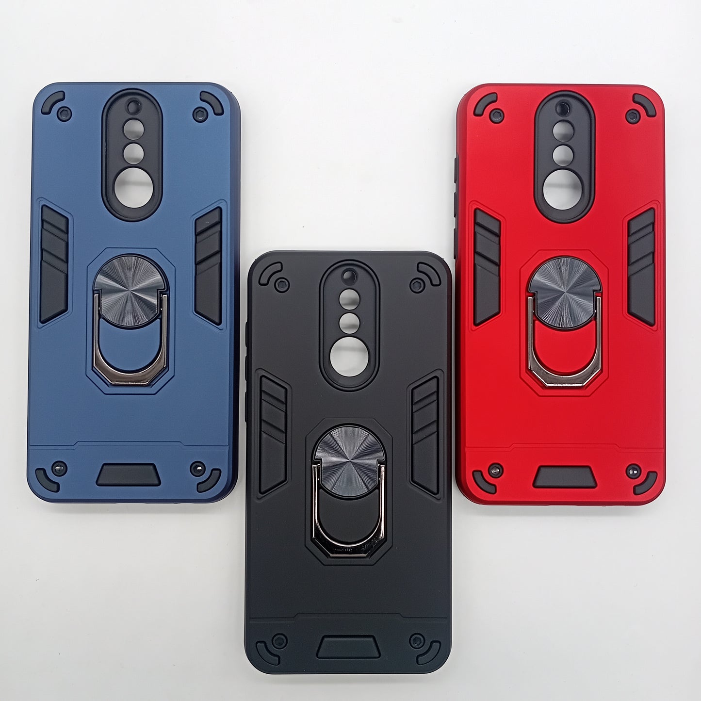 Huawei Nova 2i Hard PC Case with ring holder Shockproof Slim back Cover