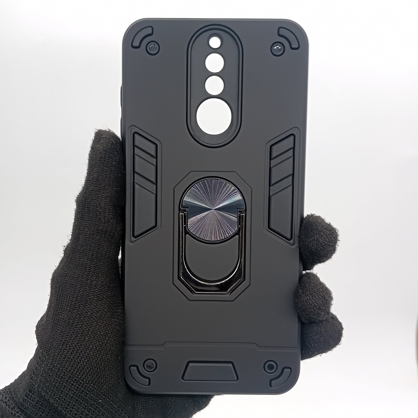 Huawei Nova 2i Hard PC Case with ring holder Shockproof Slim back Cover