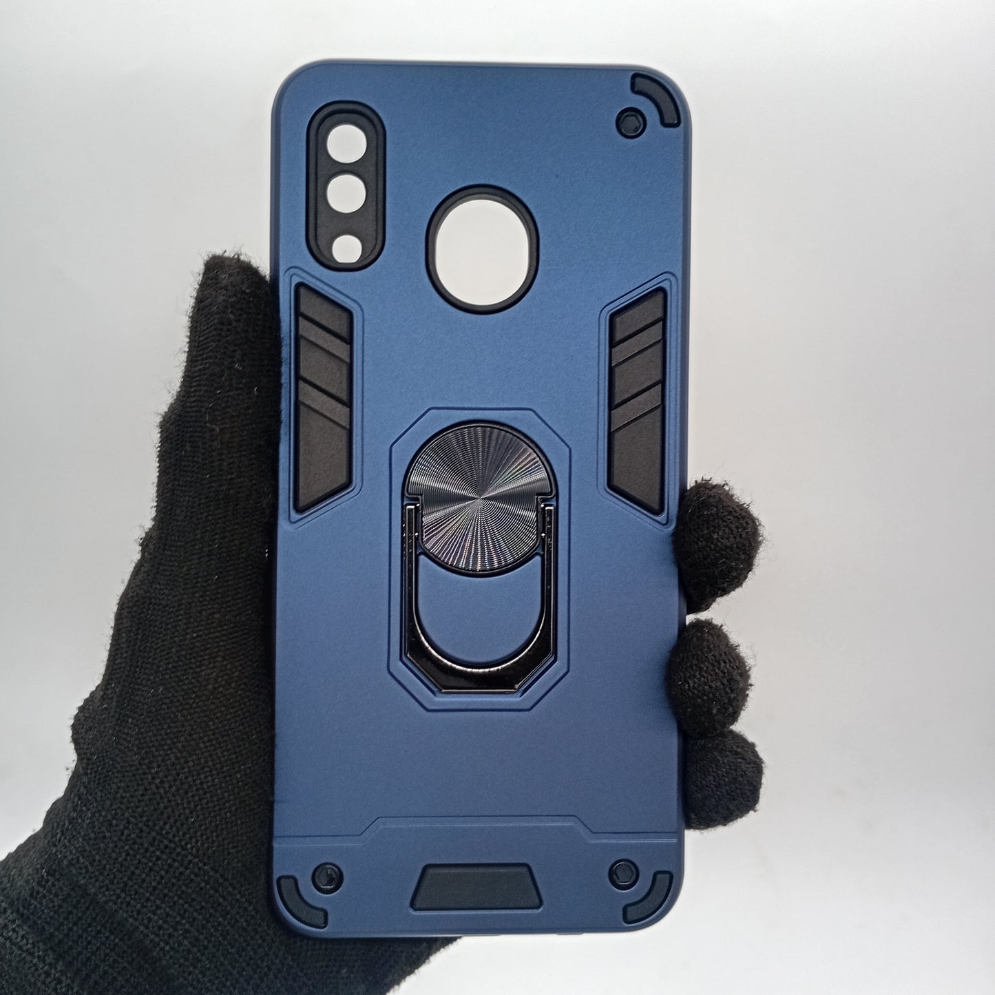 Samsung A20 Hard PC Case with ring holder Shockproof Slim back Cover
