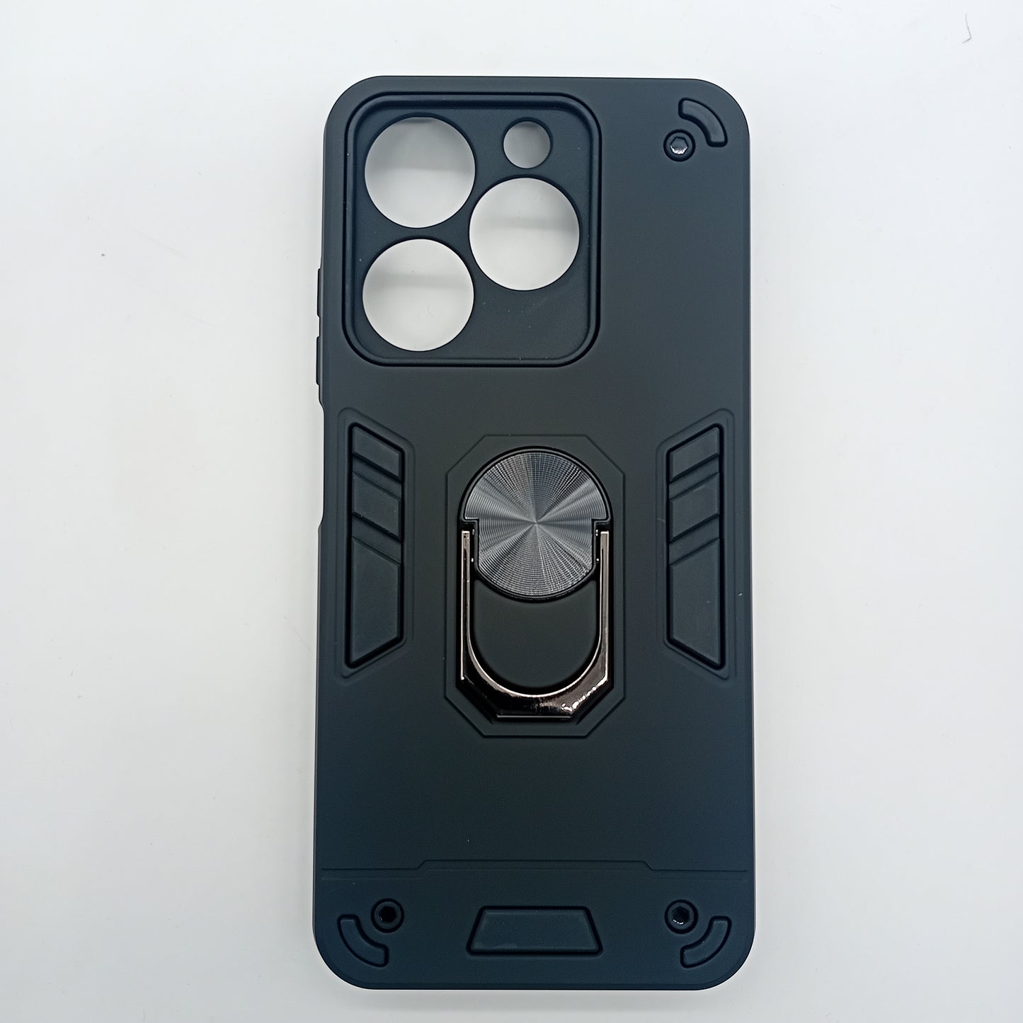 itel A50 Hard PC Case with ring holder Shockproof Slim back Cover