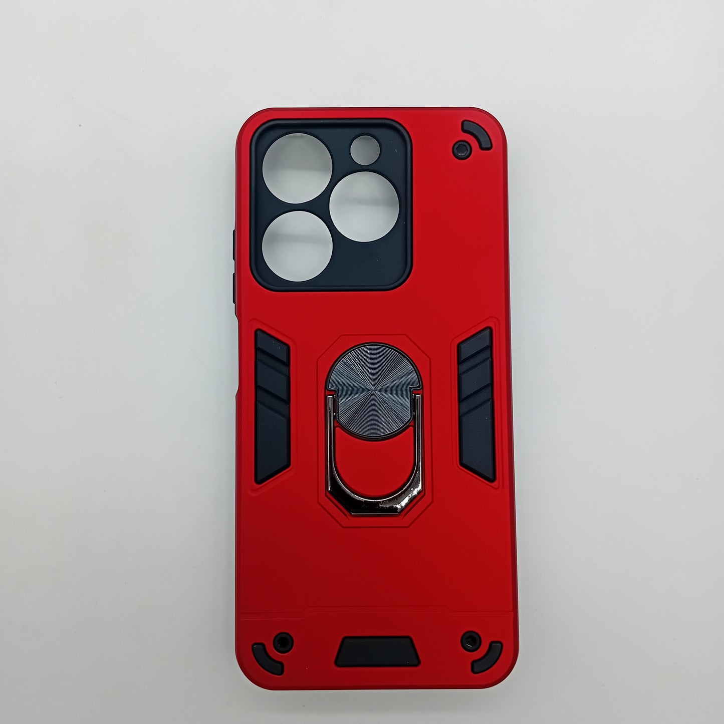 itel A50 Hard PC Case with ring holder Shockproof Slim back Cover