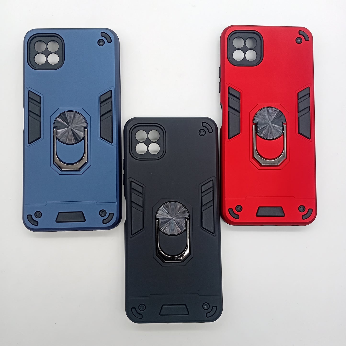 Samsung A22 5G Hard PC Case with ring holder Shockproof Slim back Cover