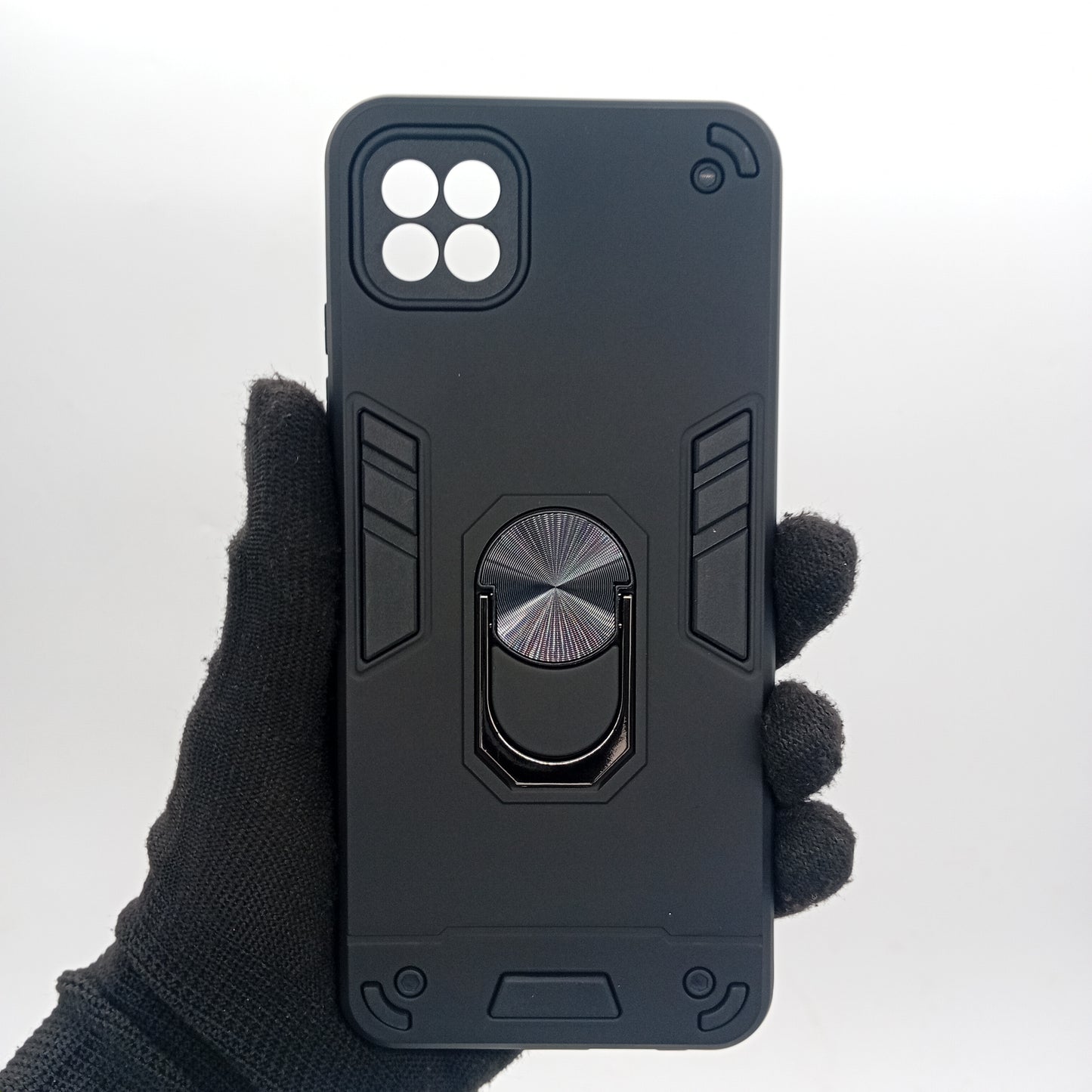 Samsung A22 5G Hard PC Case with ring holder Shockproof Slim back Cover