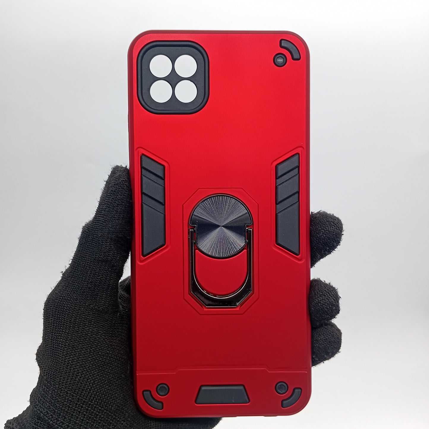 Samsung A22 5G Hard PC Case with ring holder Shockproof Slim back Cover