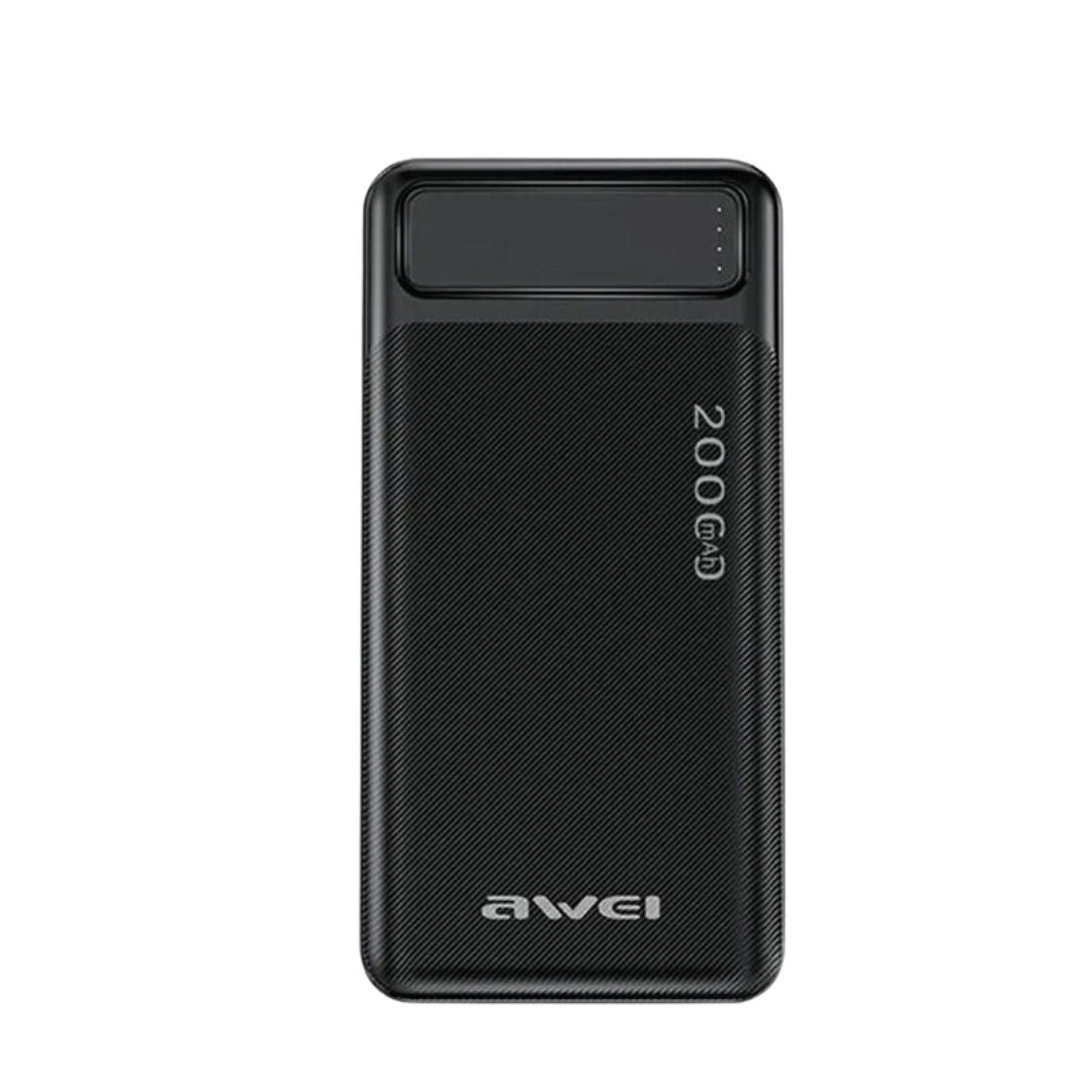 AWEI P6K 20000mAh Power Bank Black