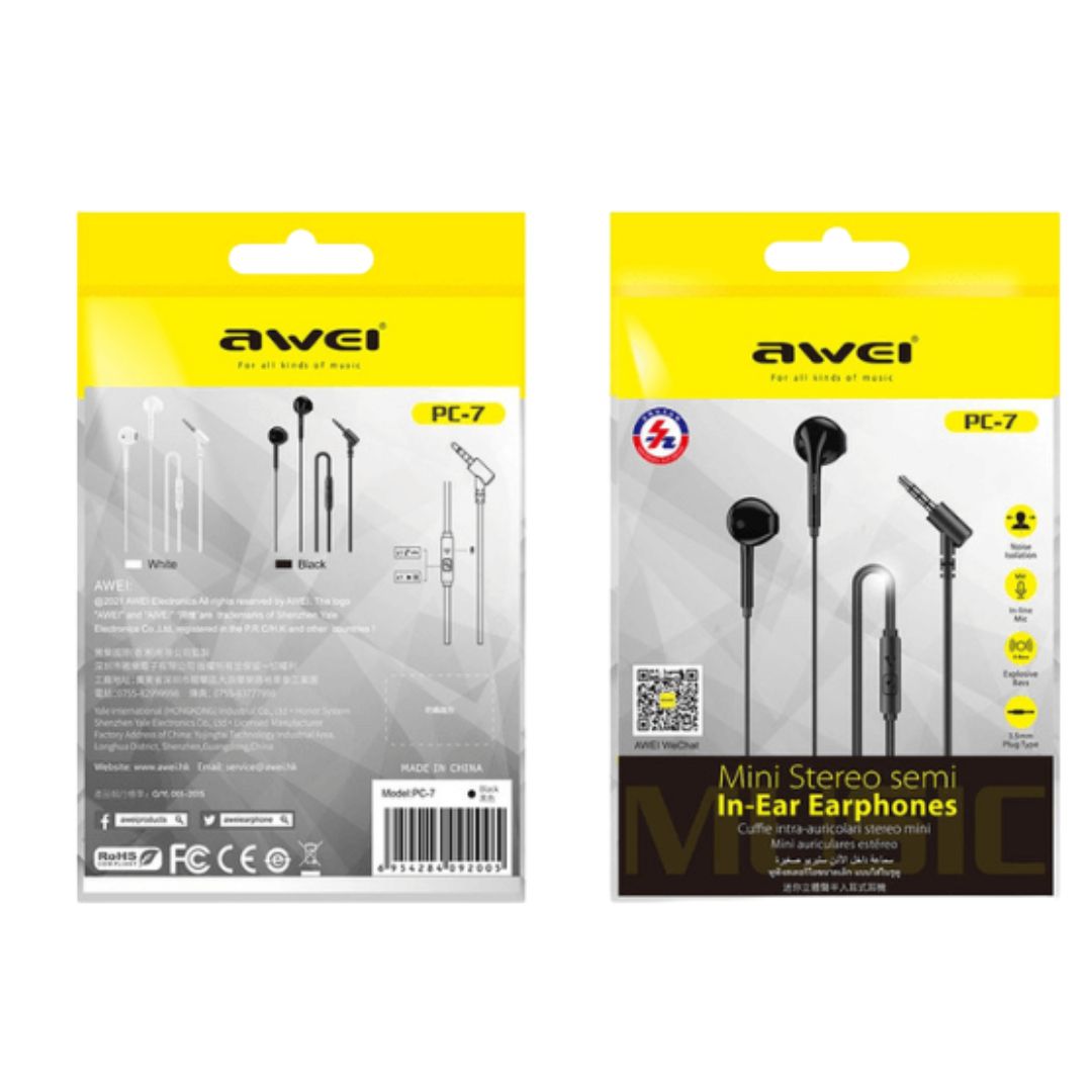 AWEI PC-7 Wired Earphones