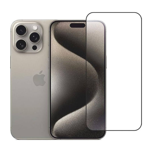 iPhone 15 Pro Max Tempered Glass Screen Protector 9H HD Ultra Clear Anti-Scratch Bubble-Free Easy Apply Tempered Glass