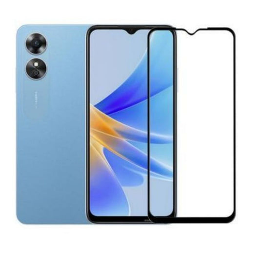 OPPO A17 Tempered Glass Screen Protector 9H HD Ultra Clear Anti-Scratch Bubble-Free Easy Apply Tempered Glass