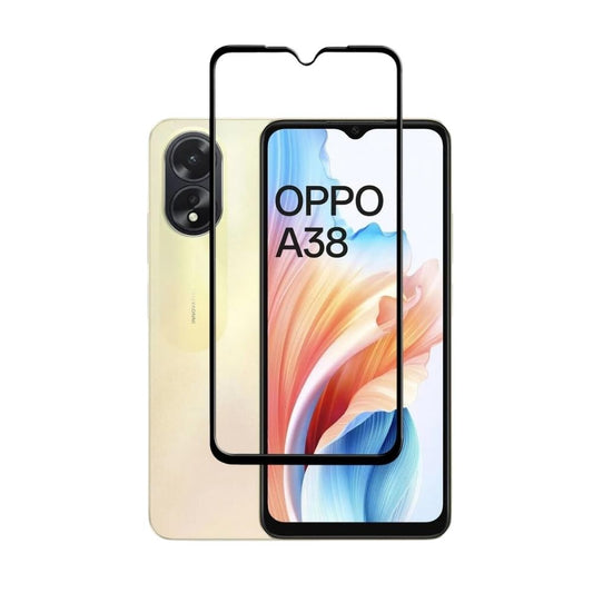 OPPO A38 Tempered Glass Screen Protector 9H HD Ultra Clear Anti-Scratch Bubble-Free Easy Apply Tempered Glass