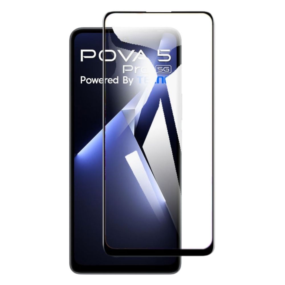 Tecno Pova 5 Tempered Glass Screen Protector 9H HD Ultra Clear Anti-Scratch Bubble-Free Easy Apply Tempered Glass