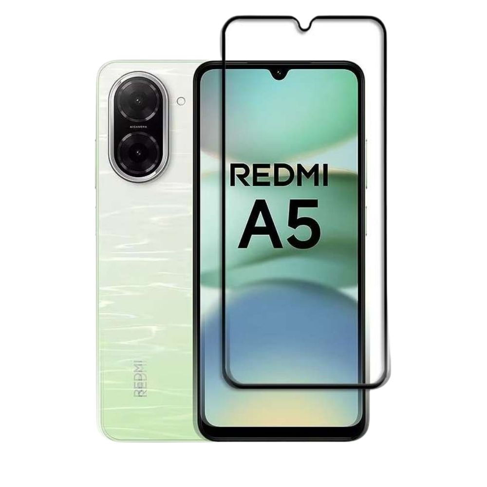 Redmi A5 Tempered Glass Screen Protector 9H HD Ultra Clear Anti-Scratch Bubble-Free Easy Apply Tempered Glass