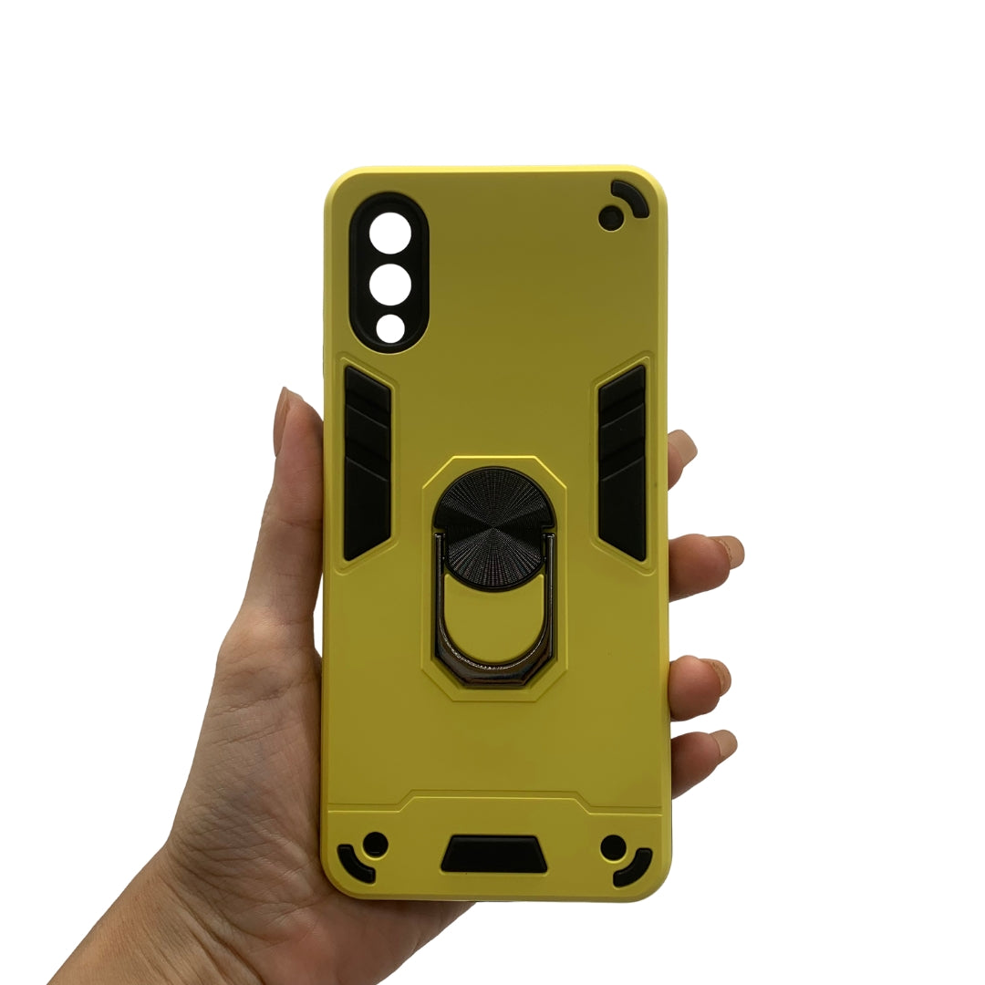 Samsung A02 / M02 Hard PC Case with ring holder Shockproof Slim back Cover
