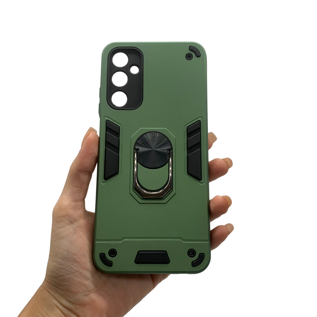 Samsung A05s Hard PC Case with Metal ring holder Shockproof Slim back Cover