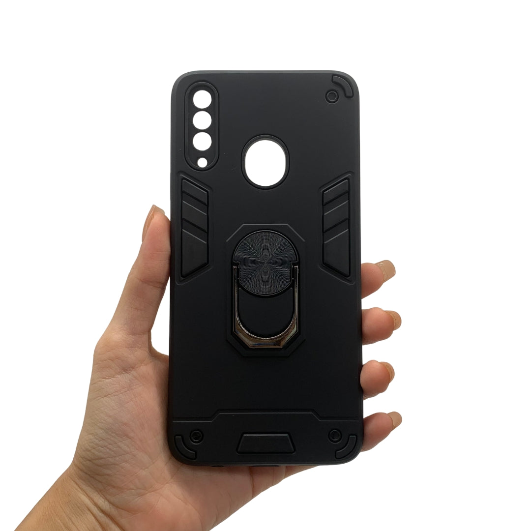 Samsung A20s Hard PC Case with ring holder Shockproof Slim back Cover