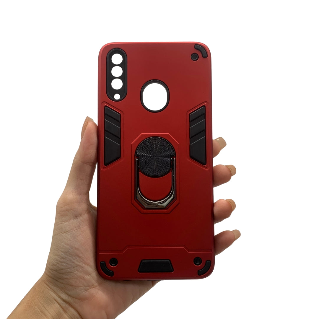 Samsung A20s Hard PC Case with ring holder Shockproof Slim back Cover
