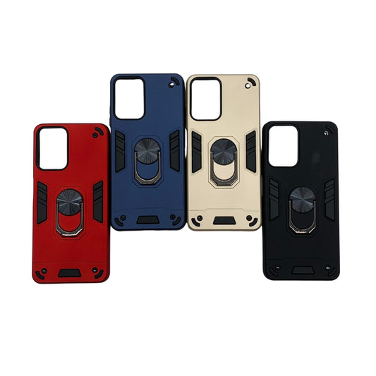 Motorola Moto G04 Hard PC Case with ring holder Shockproof Slim back Cover