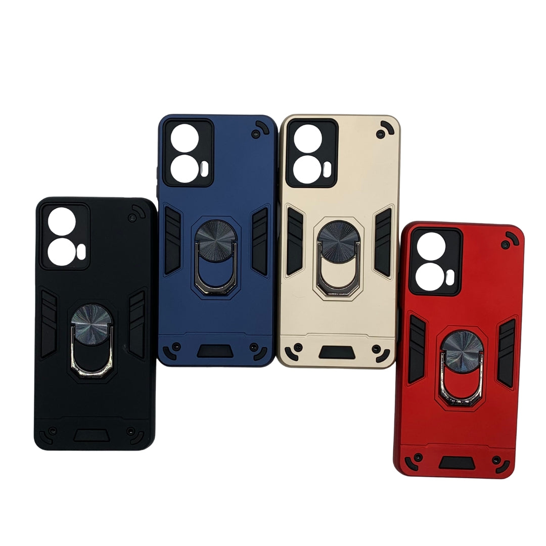 Motorola Moto G24 Power Hard PC Case with ring holder Shockproof Slim back Cover