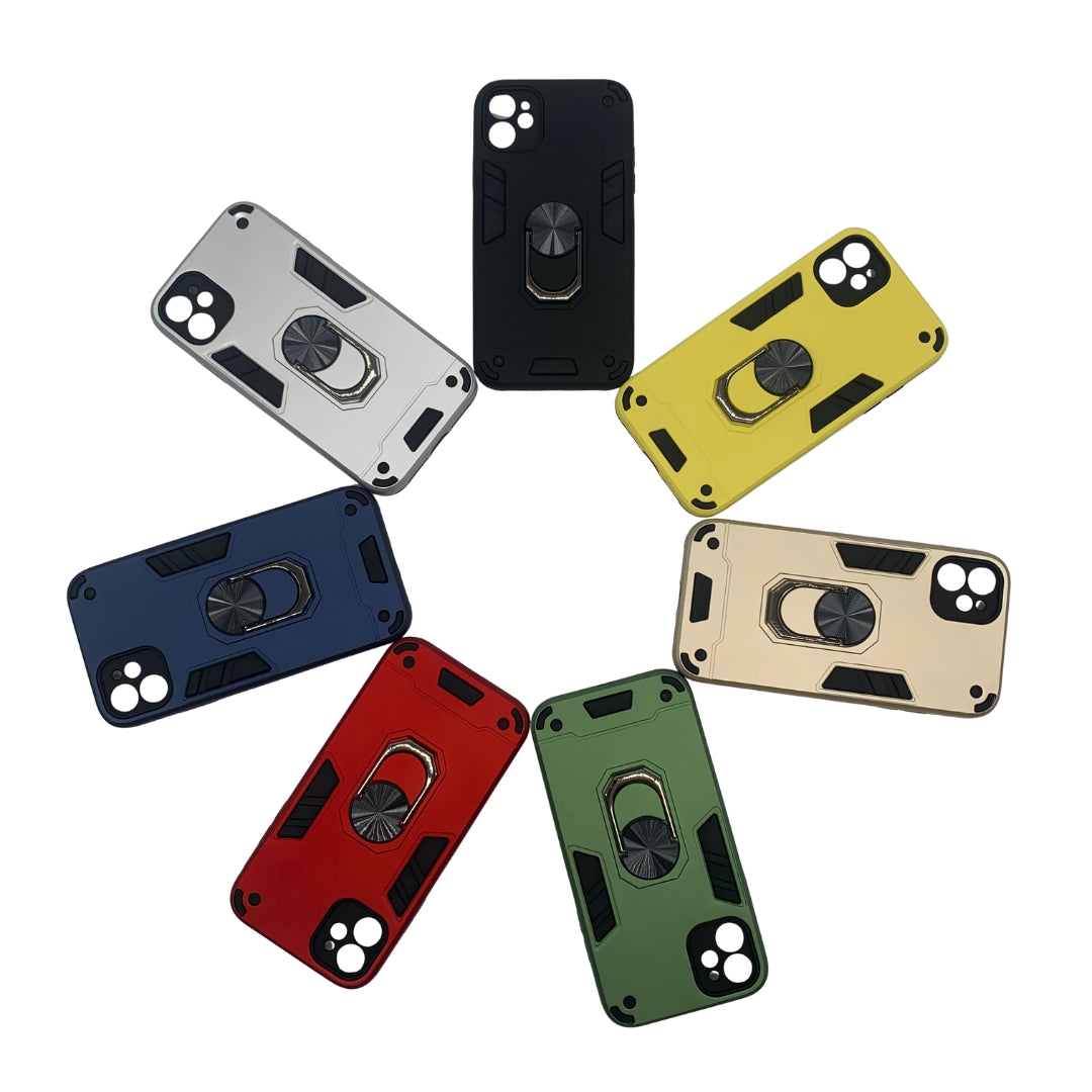 iPhone 11 Hard PC Case with ring holder Shockproof Slim back Cover