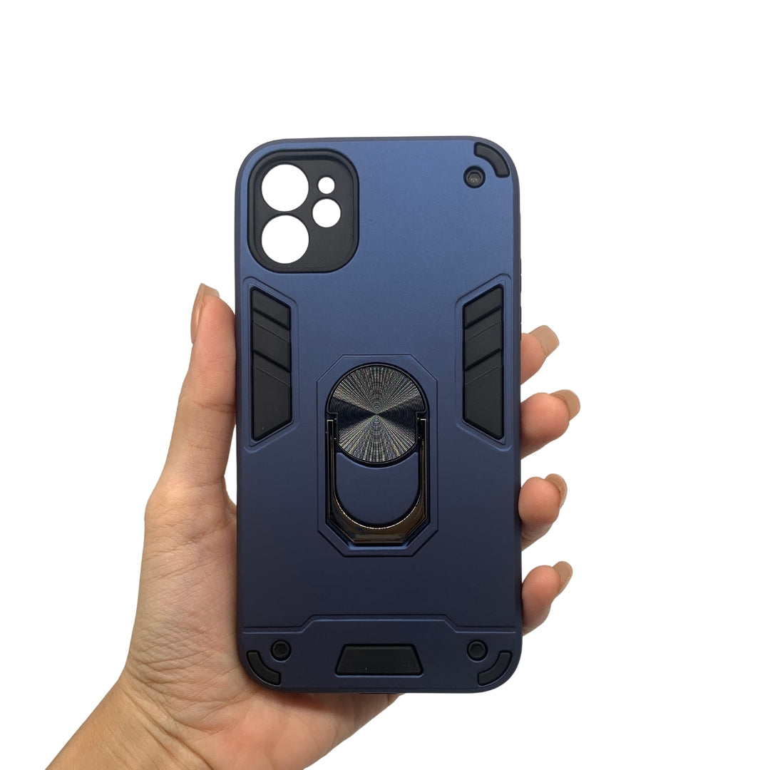 iPhone 11 Hard PC Case with ring holder Shockproof Slim back Cover