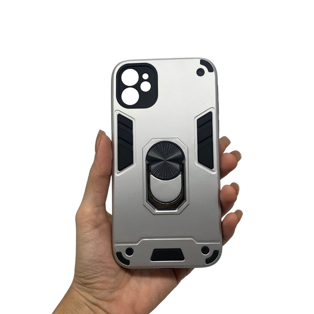 iPhone 11 Hard PC Case with ring holder Shockproof Slim back Cover