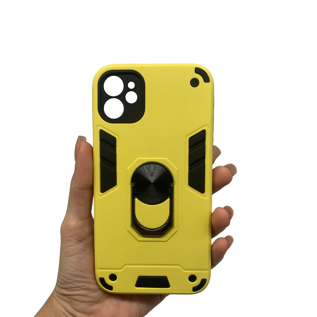 iPhone 11 Hard PC Case with ring holder Shockproof Slim back Cover