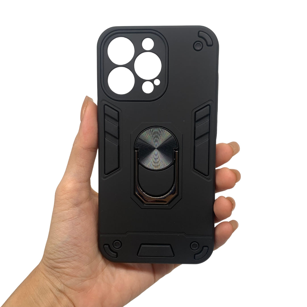 iPhone 13 Pro Hard PC Case with ring holder Shockproof Slim back Cover