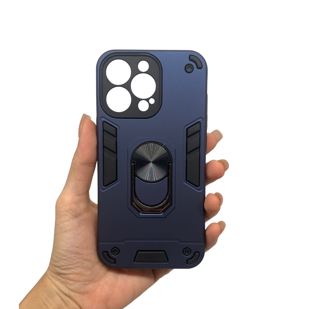iPhone 13 Pro Hard PC Case with ring holder Shockproof Slim back Cover