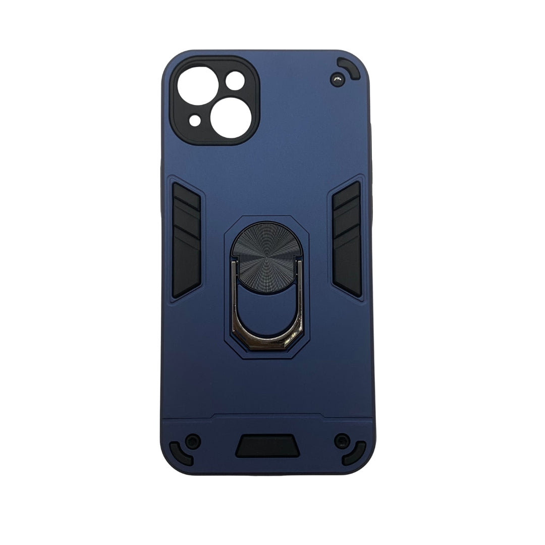 iPhone 14 Plus Hard PC Case with ring holder Shockproof Slim back Cover