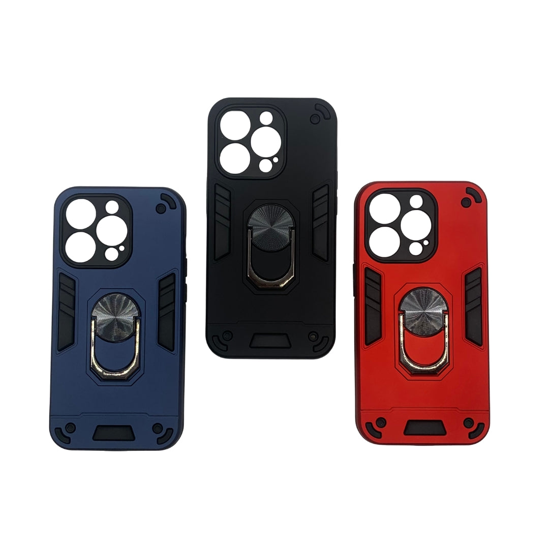 iPhone 14 Pro Hard PC Case with ring holder Shockproof Slim back Cover