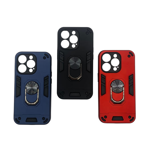 iPhone 14 Pro Hard PC Case with ring holder Shockproof Slim back Cover