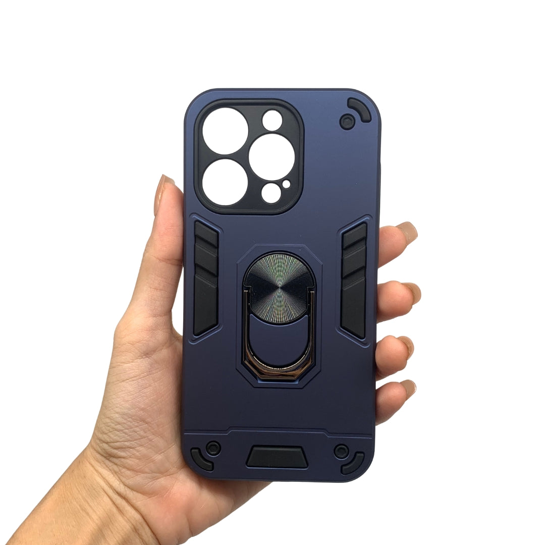 iPhone 14 Pro Hard PC Case with ring holder Shockproof Slim back Cover