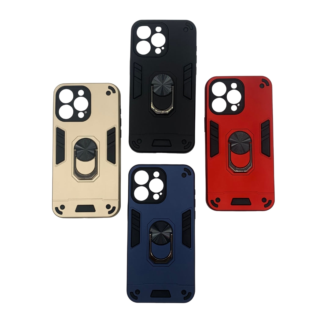iPhone 15 Pro Max Hard PC Case with ring holder Shockproof Slim back Cover