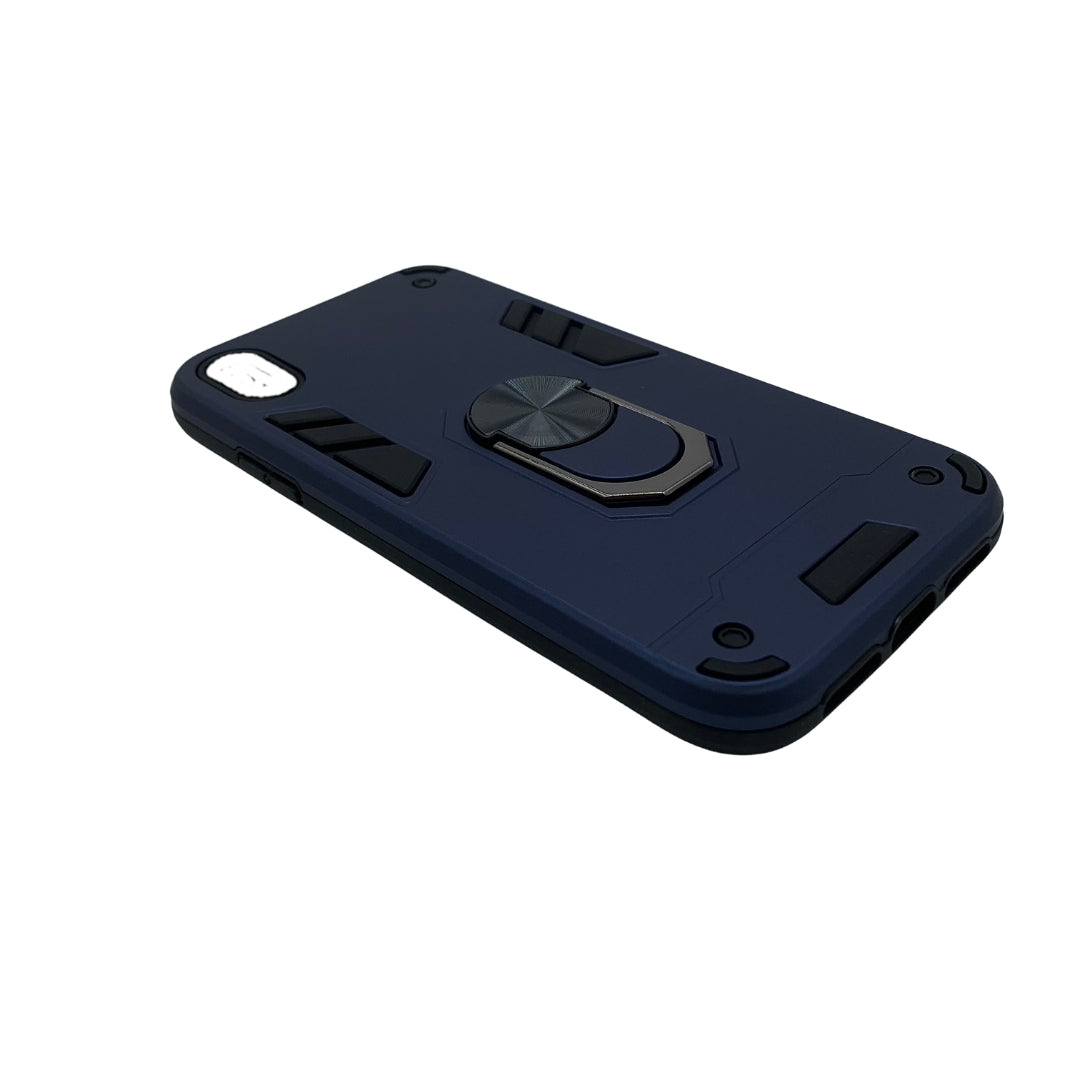 iPhone XR Hard PC Case with ring holder Shockproof Slim back Cover