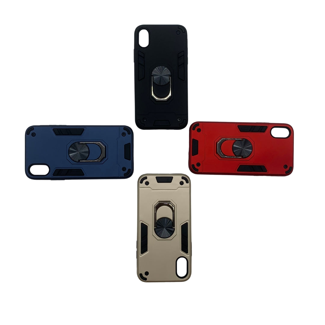 iPhone X / XS Hard PC Case with ring holder Shockproof Slim back Cover