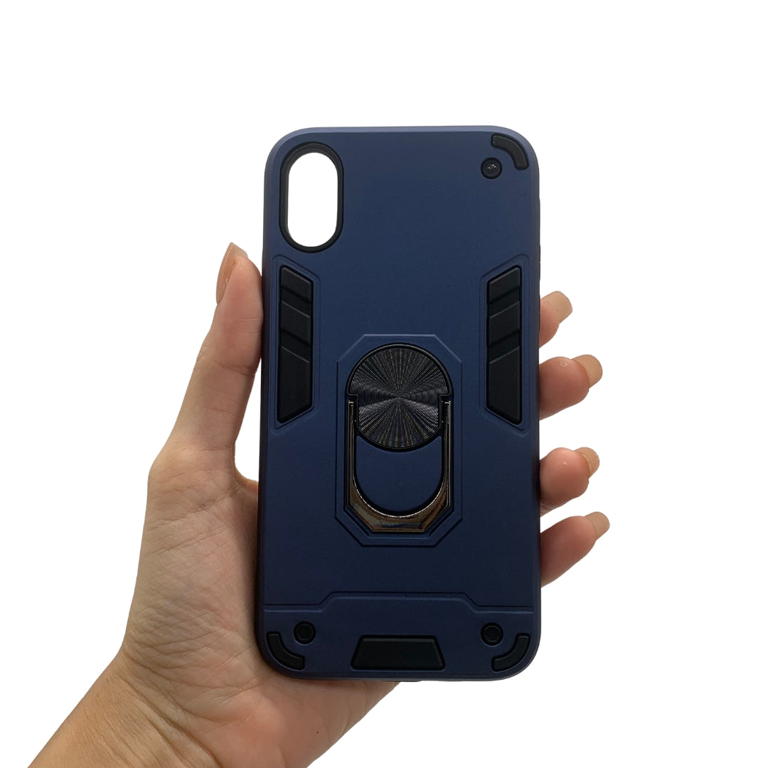 iPhone X / XS Hard PC Case with ring holder Shockproof Slim back Cover