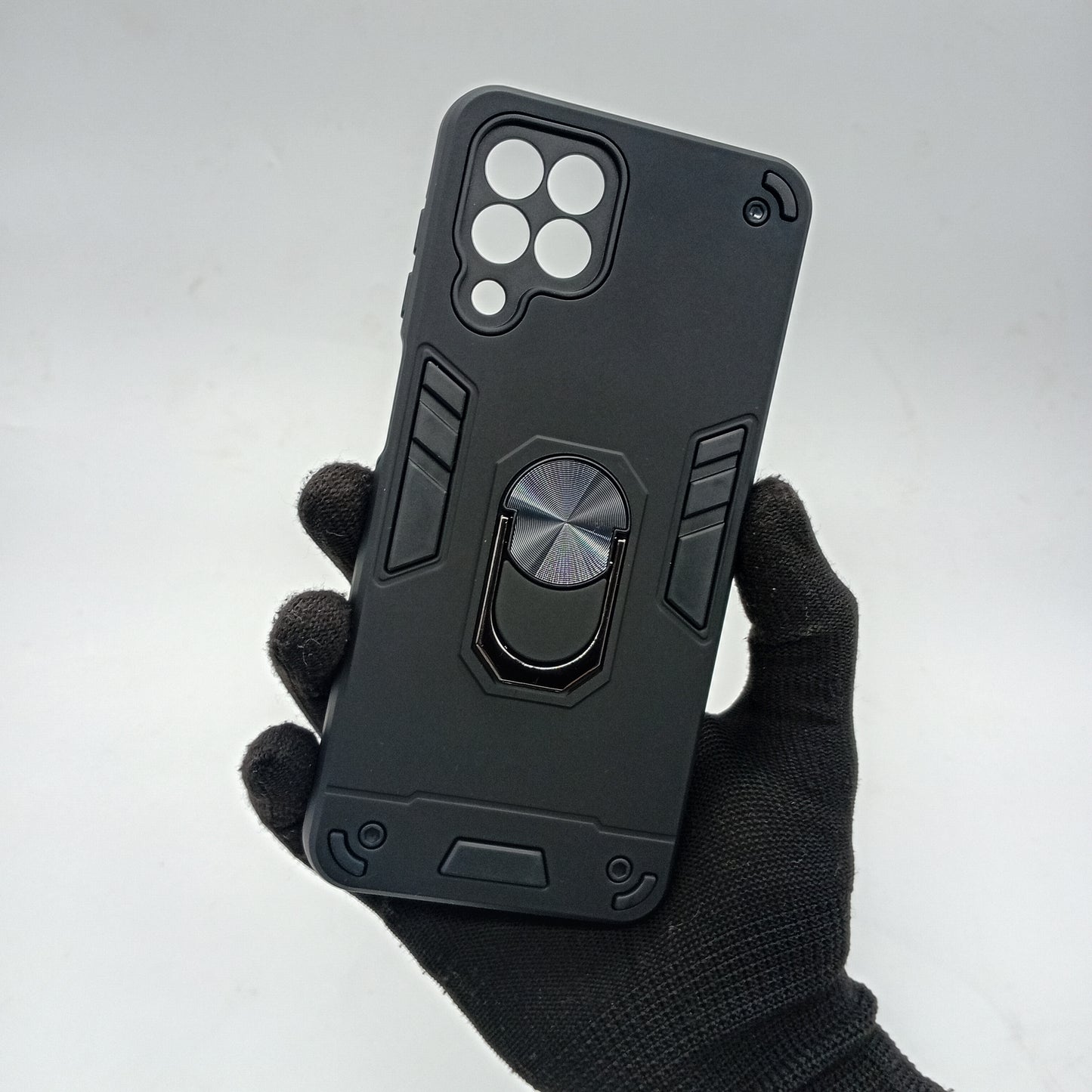 Samsung M33 5G Hard PC Case with ring holder Shockproof Slim back Cover