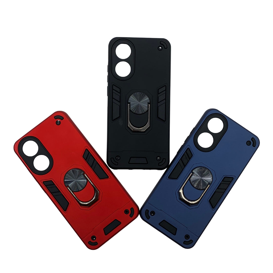 OPPO A78 Hard PC Case with ring holder Shockproof Slim back Cover