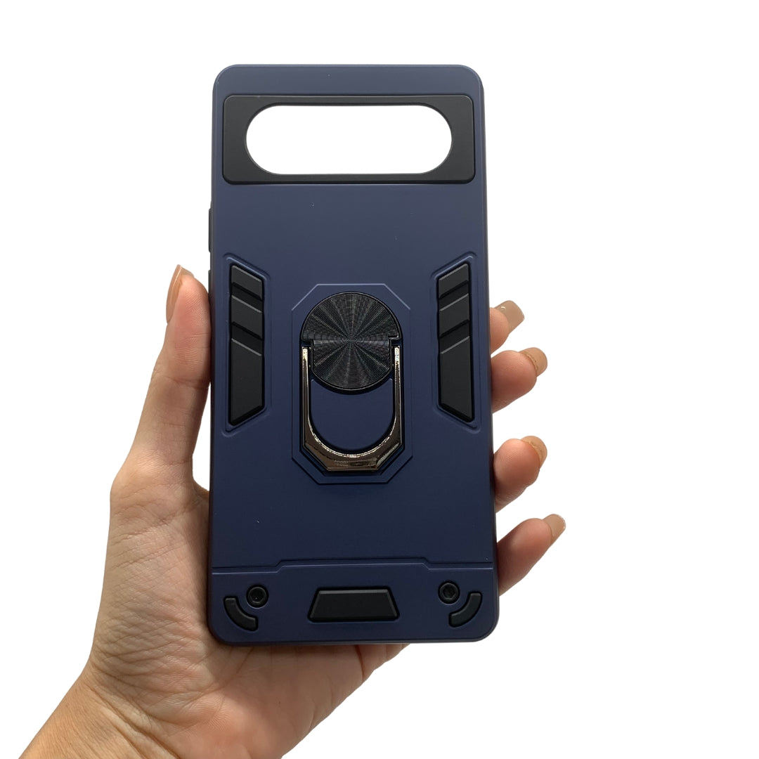 Google Pixel 6 Hard PC Case with ring holder Shockproof Slim back Cover