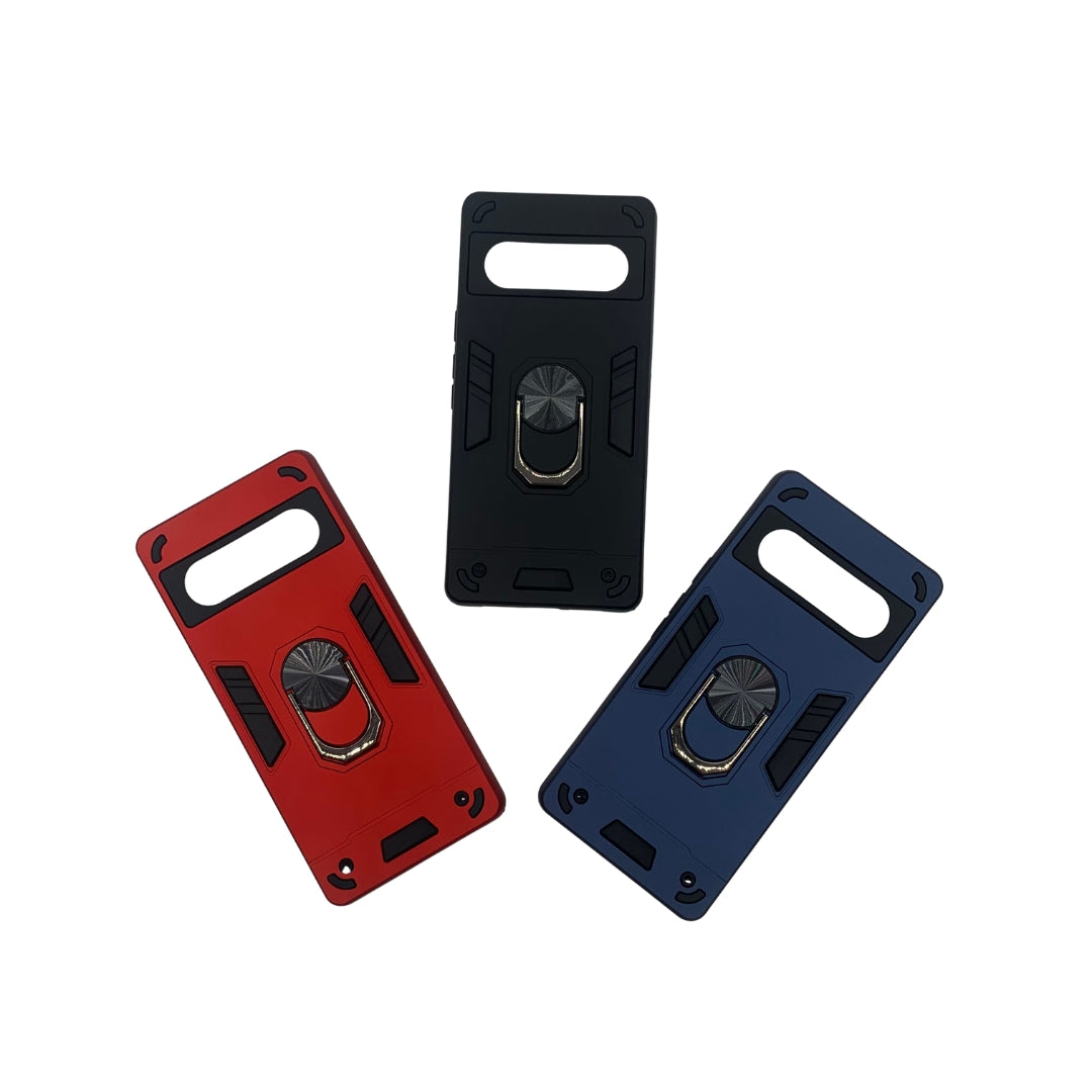 Google Pixel 6 Pro Hard PC Case with ring holder Shockproof Slim back Cover