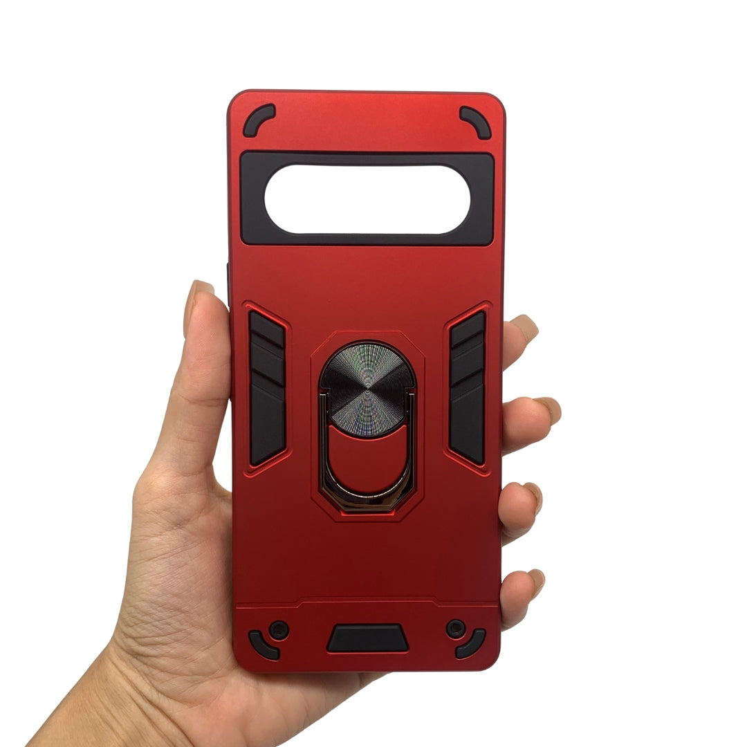 Google Pixel 6 Pro Hard PC Case with ring holder Shockproof Slim back Cover