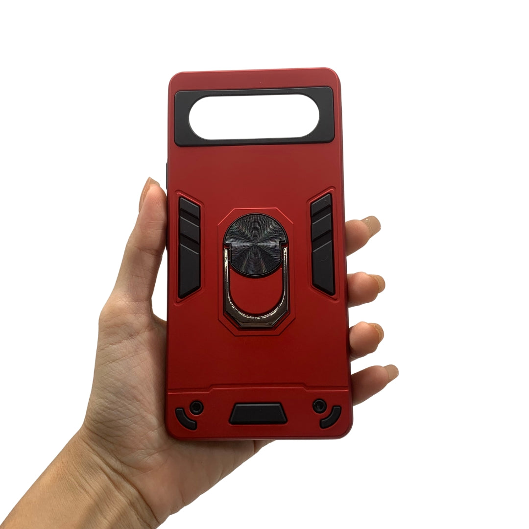 Google Pixel 6 Hard PC Case with ring holder Shockproof Slim back Cover