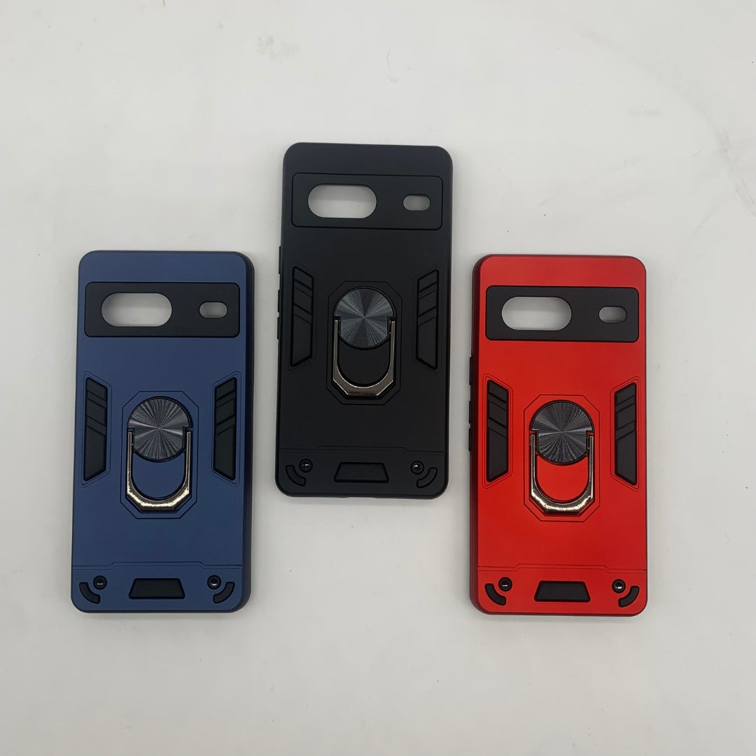 Google Pixel 7 Hard PC Case with ring holder Shockproof Slim back Cover