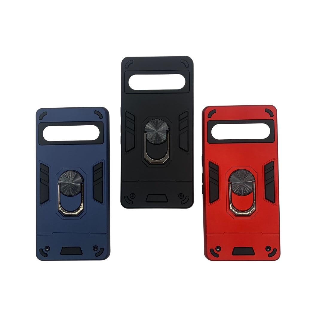 Google Pixel 7 Pro Hard PC Case with ring holder Shockproof Slim back Cover