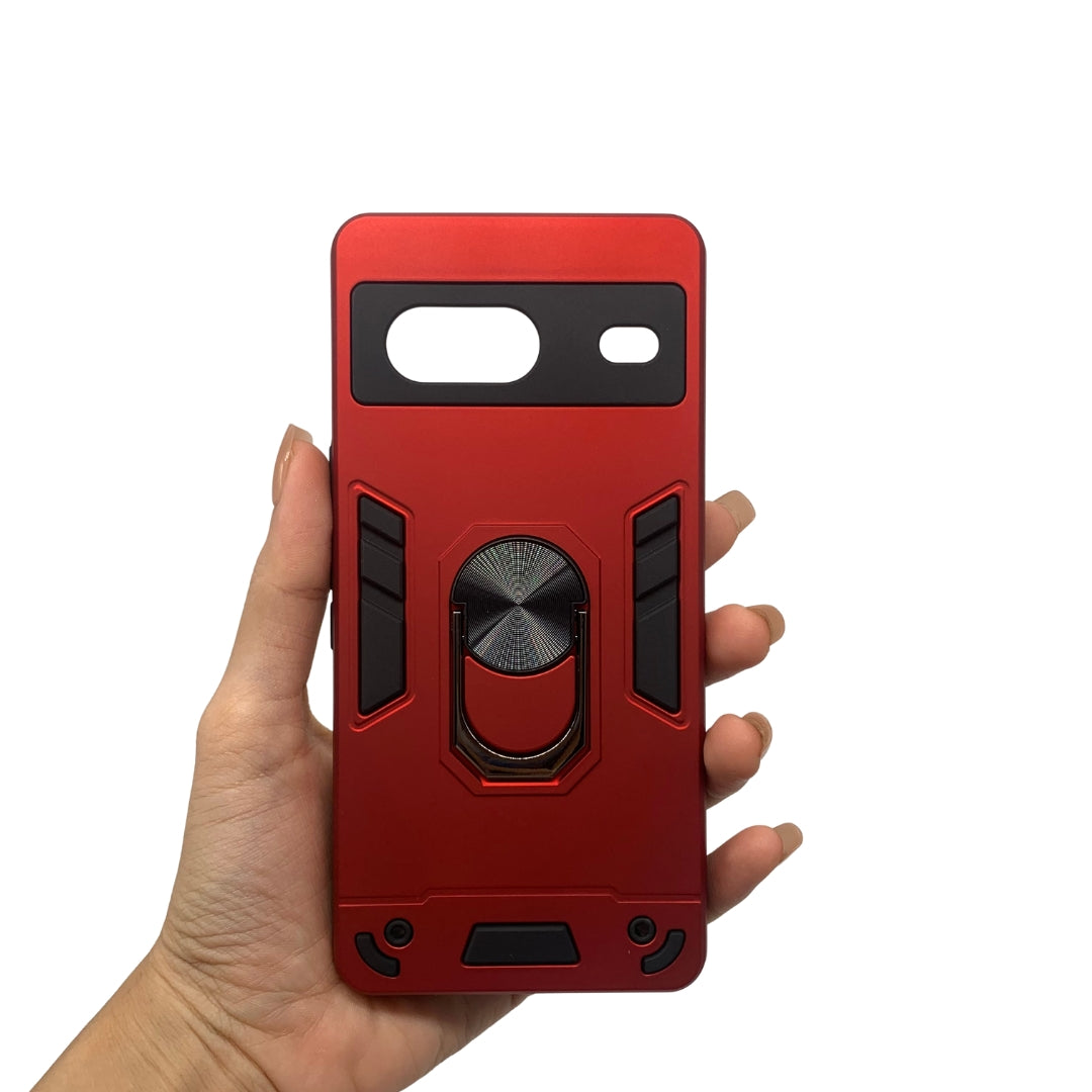 Google Pixel 7 Hard PC Case with ring holder Shockproof Slim back Cover