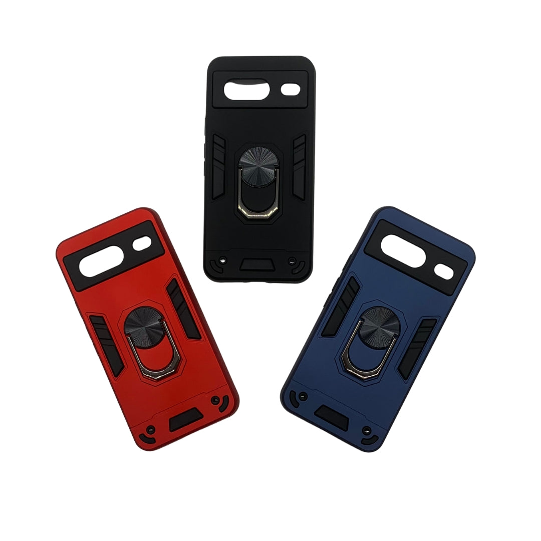 Google Pixel 8 Hard PC Case with ring holder Shockproof Slim back Cover