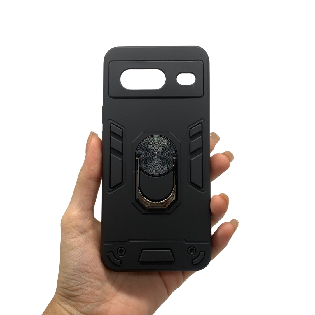 Google Pixel 8 Hard PC Case with ring holder Shockproof Slim back Cover